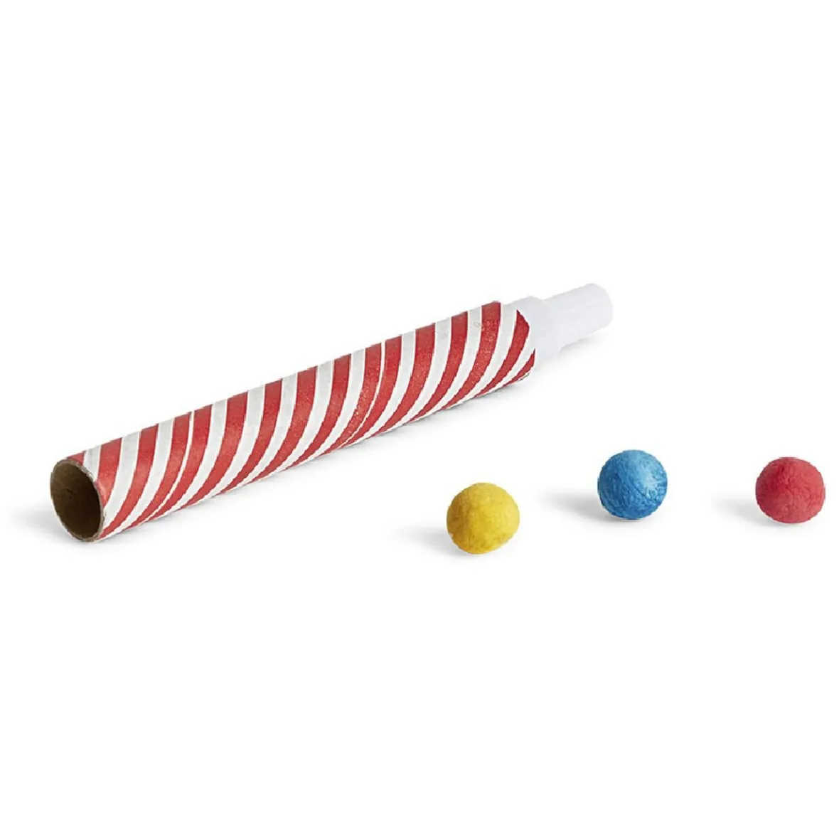 Sarbacane Circus rayée rouge et blanche x 4 et ses 60 boules-Gifi Sale