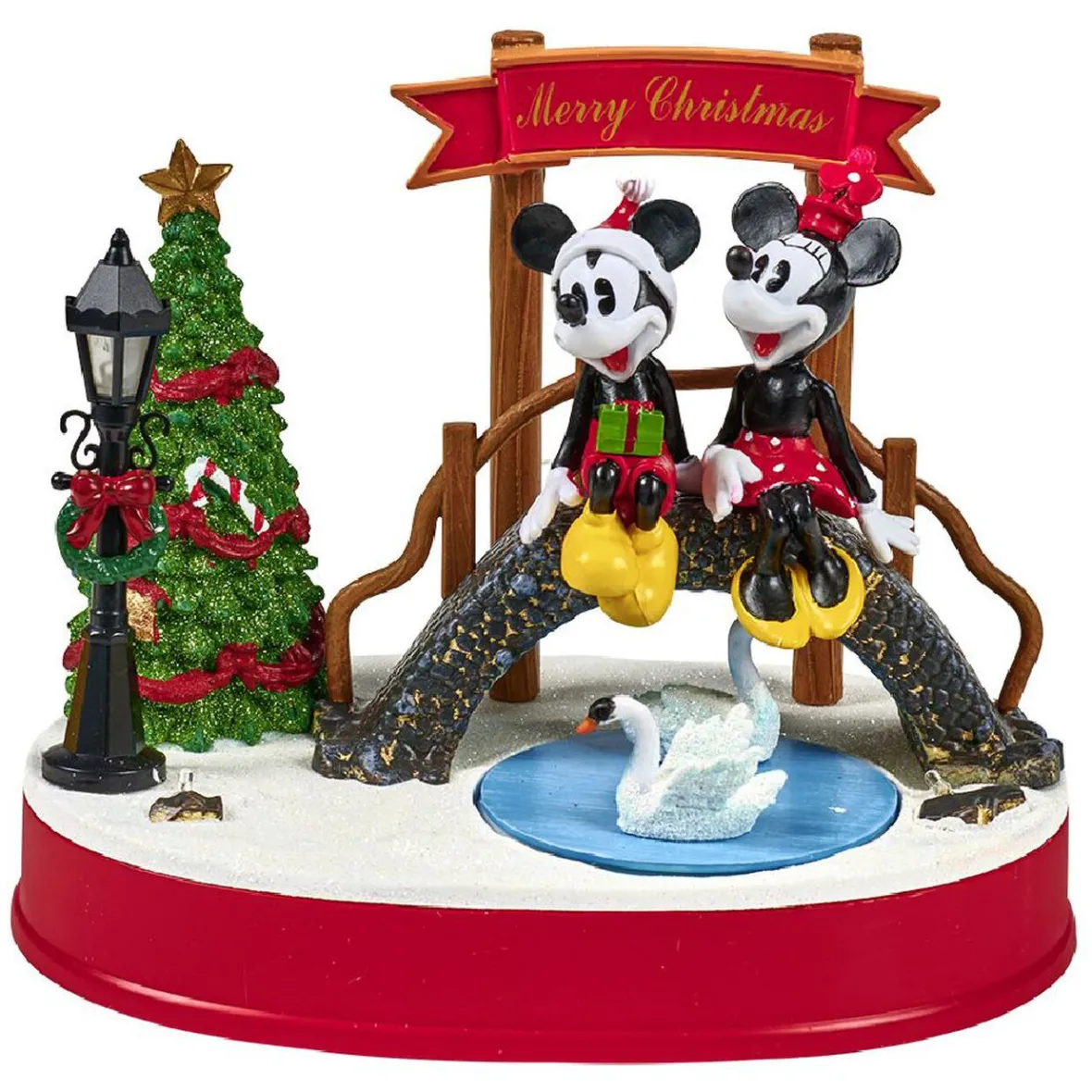 Scène de Noël Disney lumineuse animée et musicale-Gifi Outlet