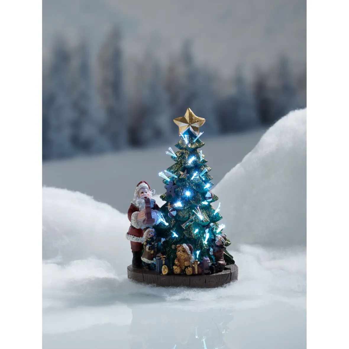 Scène de Noël lumineuse-Gifi New