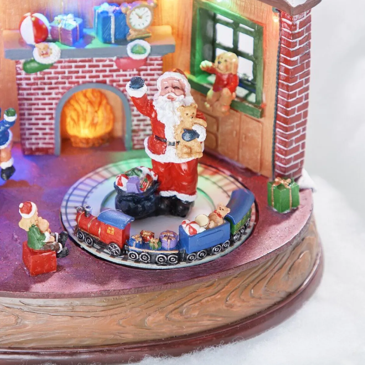 Scène d'intérieur lumineuse musicale et animée 10 LED-Gifi Best