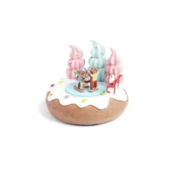 Scène lumineuse de Noël banquise à piles H9cm-Gifi Clearance