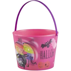 Seau à bonbons Halloween avec effet d'optique rose-Gifi Sale