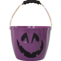 Seau à bonbons Halloween avec anse lumineuse à LED-Gifi Best