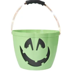 Seau à bonbons Halloween avec anse lumineuse à LED-Gifi Best