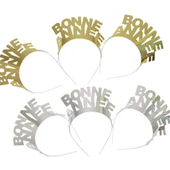 Serre tête Bonne Année holographique x 6-Gifi