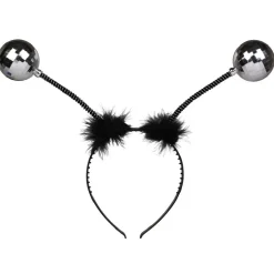 Serre tête boule à facette avec plume fantaisie-Gifi Online