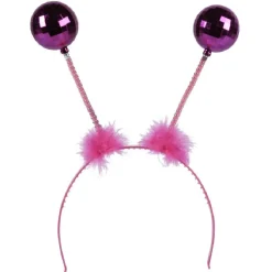 Serre tête boule à facette avec plume fantaisie-Gifi Online