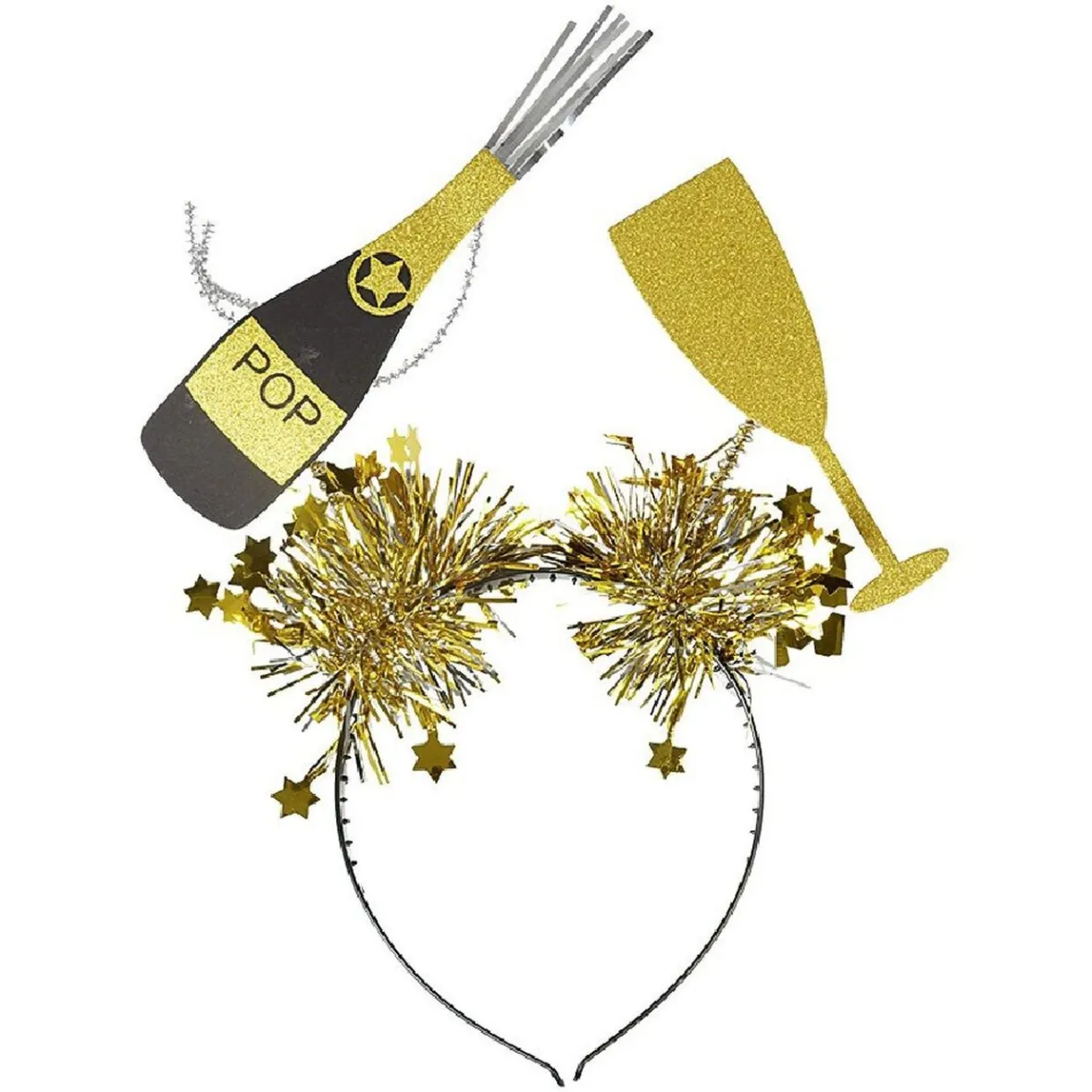 Serre tête de fête bouteille et flûte-Gifi Hot