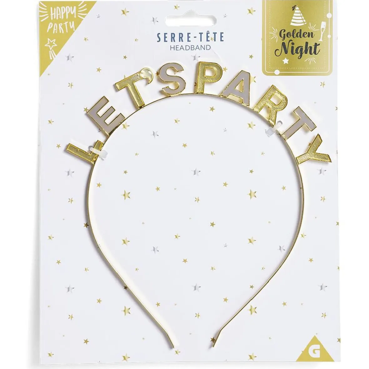 Serre-tête anniversaire Happy Birthday thème nuit-Gifi Clearance