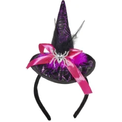 Serre-tête chapeau noir sorcière enfant-Gifi Best