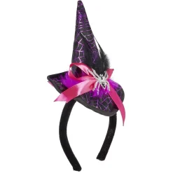 Serre-tête chapeau noir sorcière enfant-Gifi Best