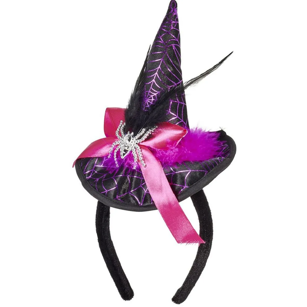 Serre-tête chapeau noir sorcière enfant-Gifi Best