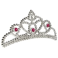 Serre-tête couronne princesse argenté-Gifi Hot
