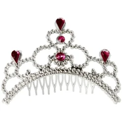 Serre-tête couronne princesse argenté-Gifi Hot