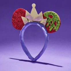 Serre-tête Disney reine Villains adulte violet rouge vert 21x21cm-Gifi Online