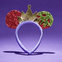 Serre-tête Disney reine Villains adulte violet rouge vert 21x21cm-Gifi Online