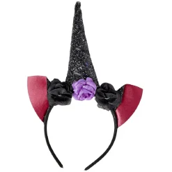 Serre-tête Halloween licorne noire-Gifi Online