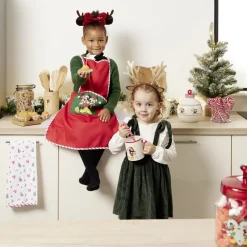 Serre-tête Minnie Disney Noël pailleté rouge et noir-Gifi New