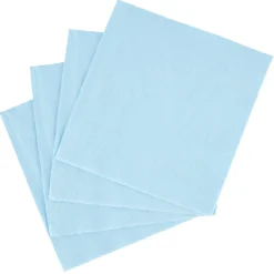 Serviette carré unie bleu clair 2 plis en papier x50-Gifi Outlet