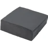 Serviette carré unie gris foncé 2 plis en papier x50-Gifi Outlet