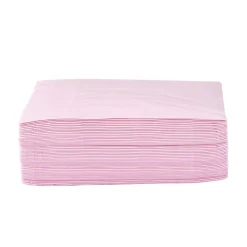 Serviette carré unie rose 2 plis en papier x50-Gifi Discount