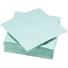 Serviette carré unie vert d'eau 2 plis en papier x50-Gifi Sale