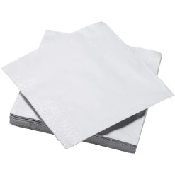 Serviette carrée argentée 3 plis en papier x20-Gifi Hot