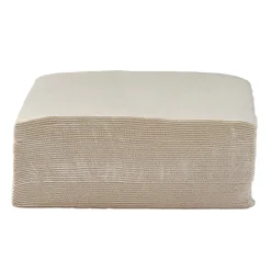 Serviette carrée blanc lin 2 plis en papier x40-Gifi Sale