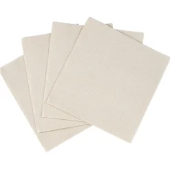 Serviette carrée blanc lin 2 plis en papier x40-Gifi Sale
