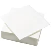 Serviette carrée blanche Tex Touch 2 plis en papier x40-Gifi Hot