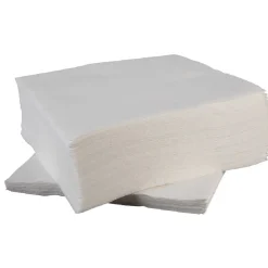 Serviette carrée blanche Tex Touch 2 plis en papier x40-Gifi Hot