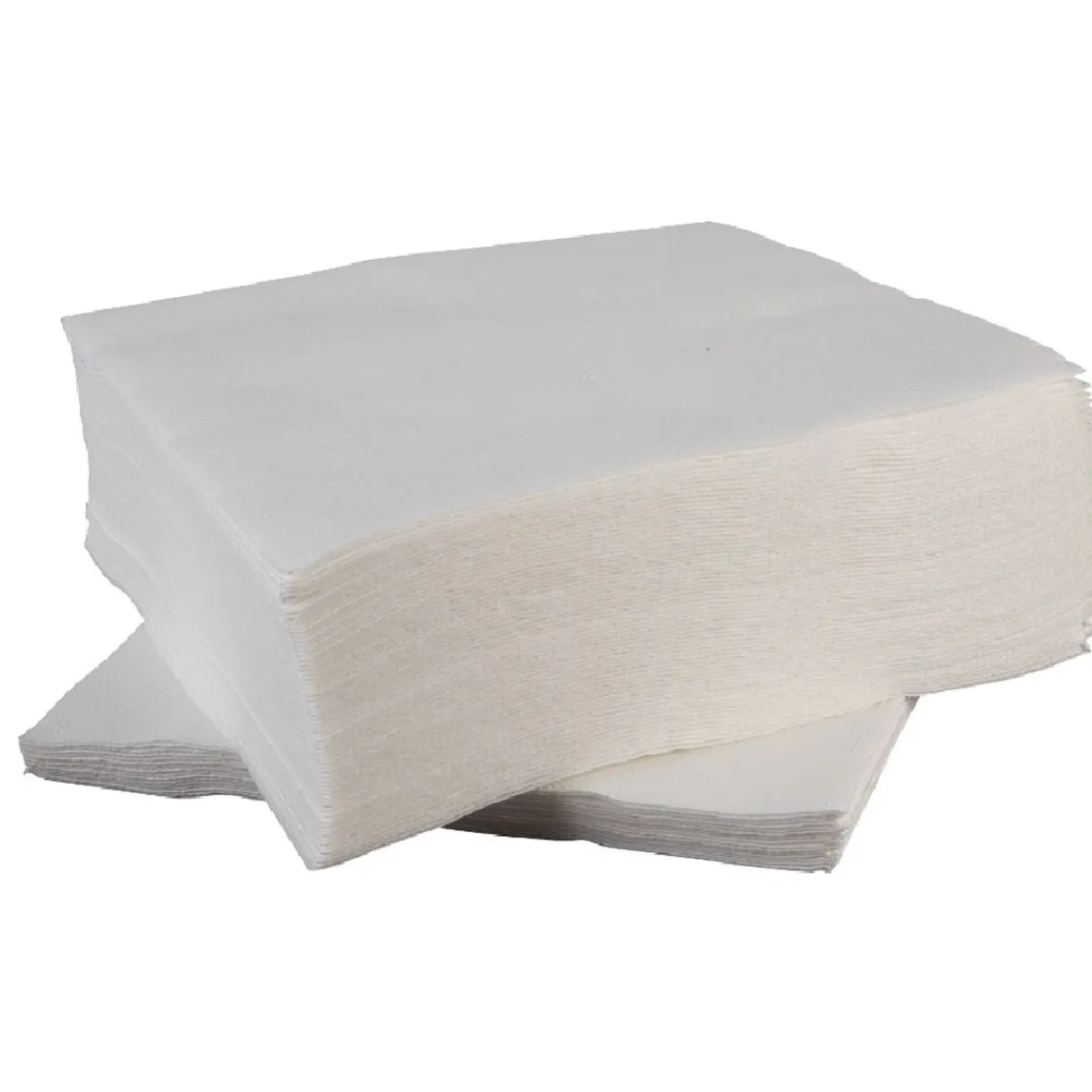 Serviette carrée blanche Tex Touch 2 plis en papier x40-Gifi Hot