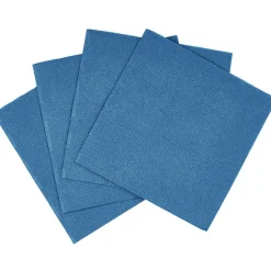 Serviette carrée bleu canard 2 plis en papier x40-Gifi Hot