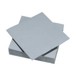 Serviette carrée gris clair 2 plis en papier x40-Gifi Hot