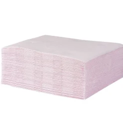 Serviette carrée rose pâle 2 plis en papier x40-Gifi