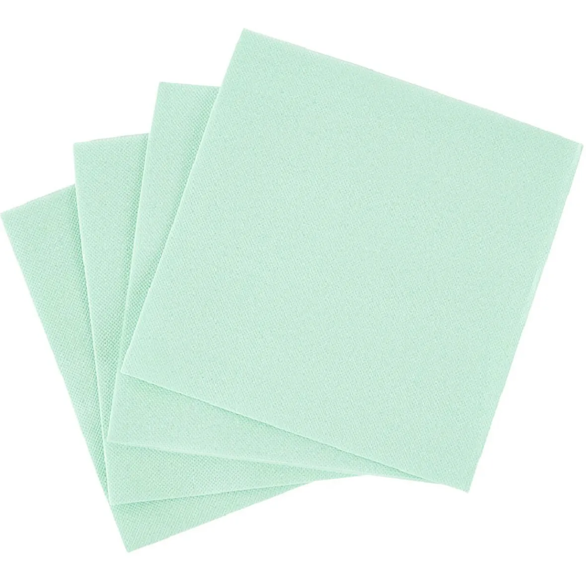 Serviette cocktail 2 plis en papier vert pastel x40-Gifi Best