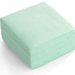 Serviette cocktail 2 plis en papier vert pastel x40-Gifi Best