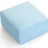 Serviette cocktail carrée bleu clair 2 plis en papier x40-Gifi Best