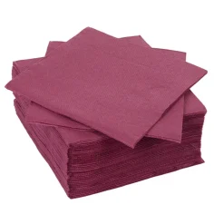 Serviette cocktail jetable prune x40-Gifi Clearance