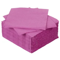 Serviette cocktail jetable violet x40-Gifi Clearance