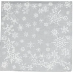Serviette de Noël en papier motif pluie de flocons x 20-Gifi Hot