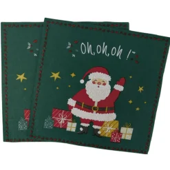 Serviette en papier à motif Père Noël x20-Gifi Best