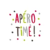 Serviette en papier Apéro time x20-Gifi New