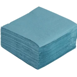 Serviette en papier bleu turquoise x100-Gifi Clearance