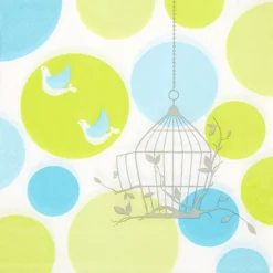 Serviette en papier cage à oiseaux x20-Gifi Best