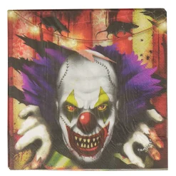 Serviette en papier circus Halloween x20-Gifi Best