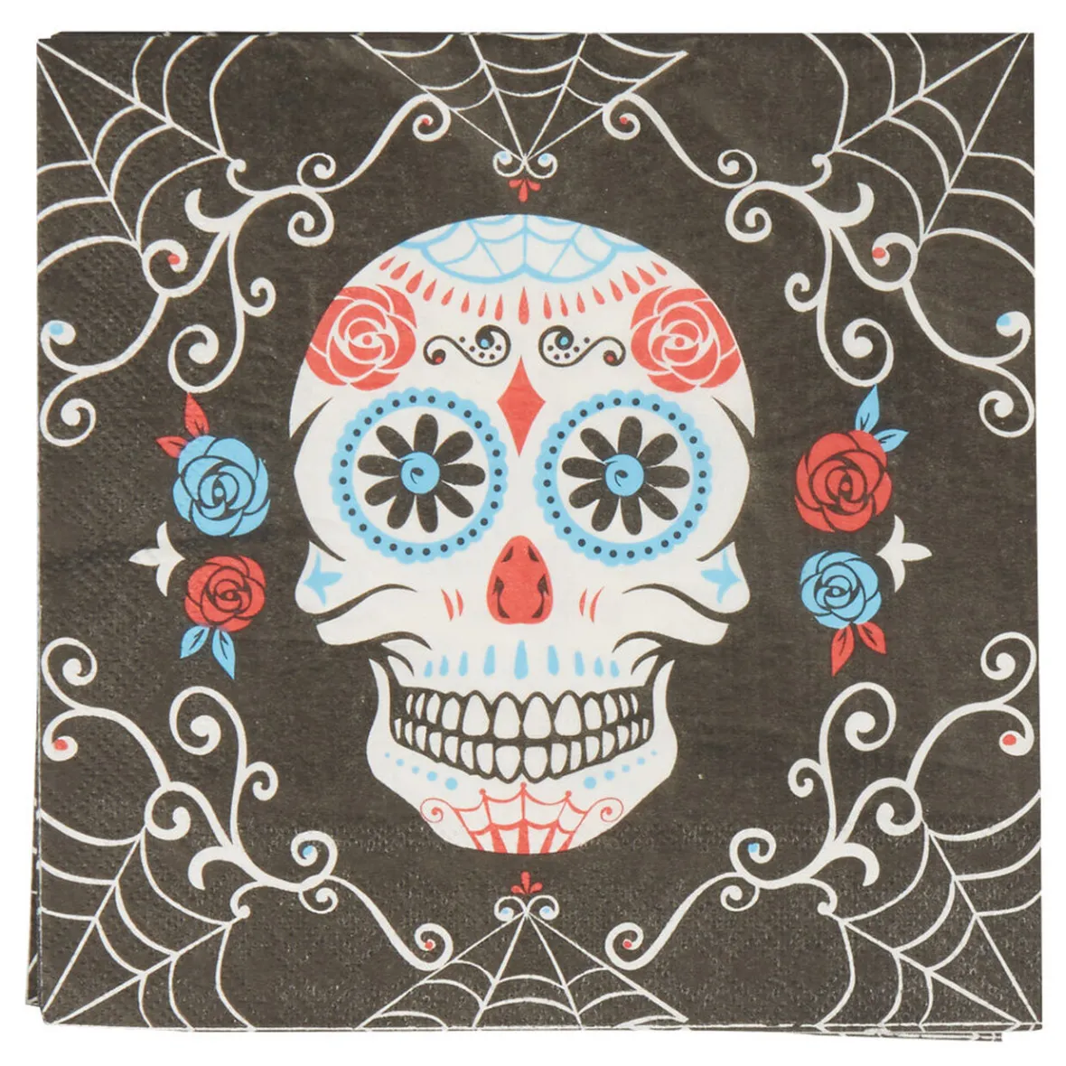 Serviette en papier Day of dead Halloween x20-Gifi Clearance