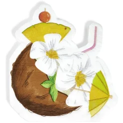 Serviette en papier décoration coco cocktail x 20-Gifi Outlet