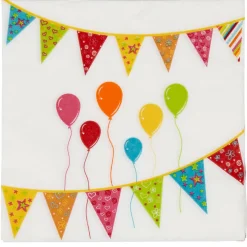 Serviette en papier design fête x20-Gifi Best