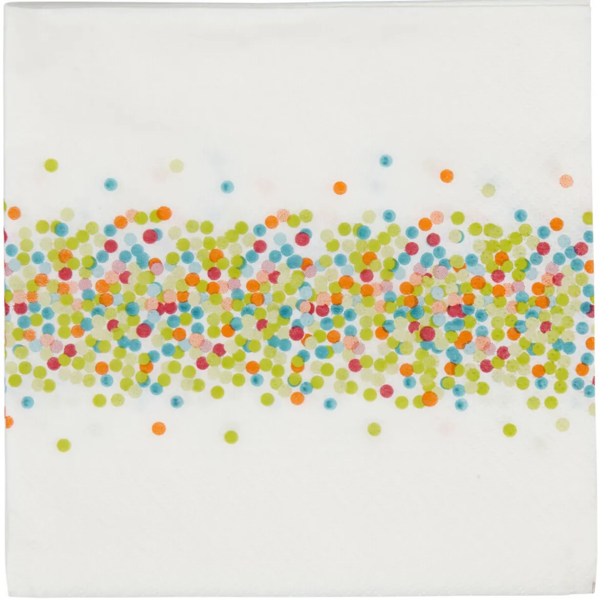 Serviette en papier design confettis multicolores x20-Gifi